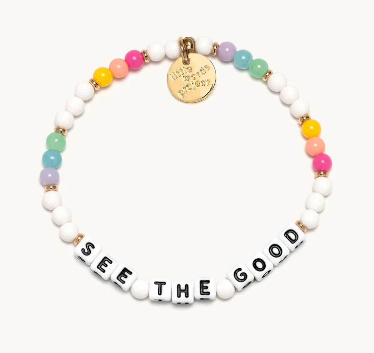 Little Words Project Bracelet - Crystal