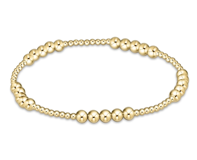 E Newton Classic Blissful Pattern Bracelet - Gold