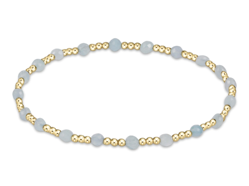 E Newton Sincerity Pattern Bead Bracelet - Gemstone