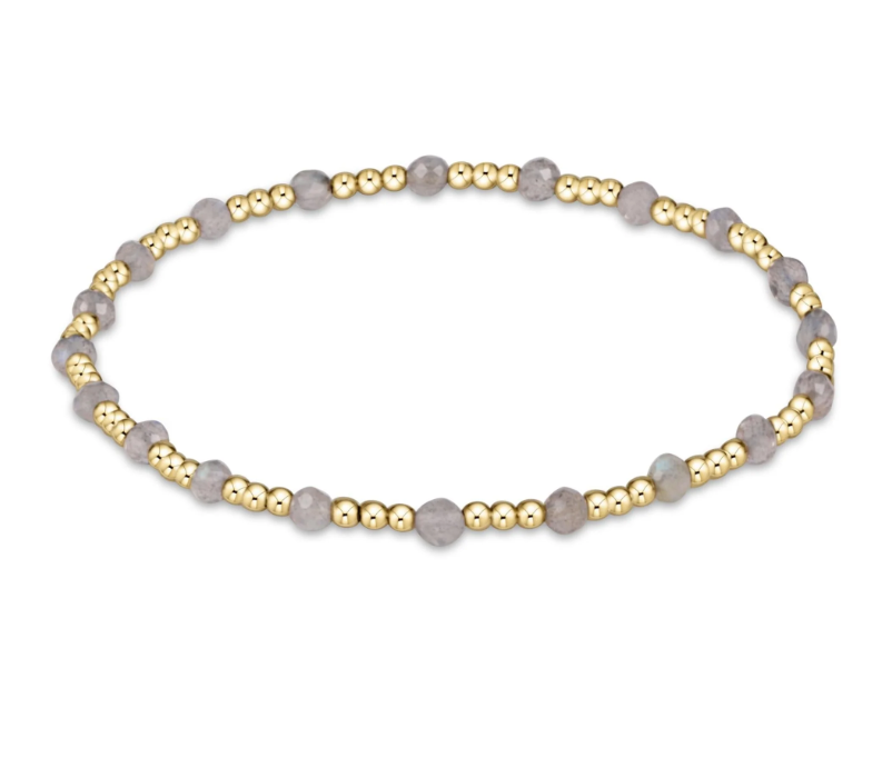 E Newton Sincerity Pattern Bead Bracelet - Gemstone
