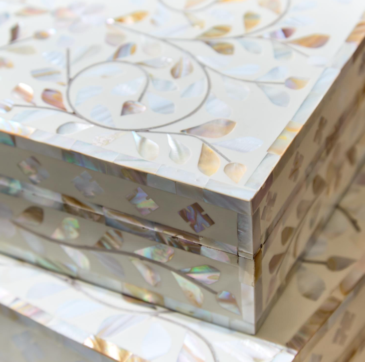 Wisteria Mother of Pearl Box