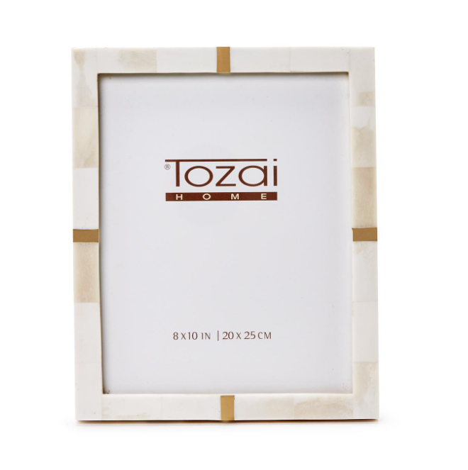 Royale Bone and Brass Photo Frame