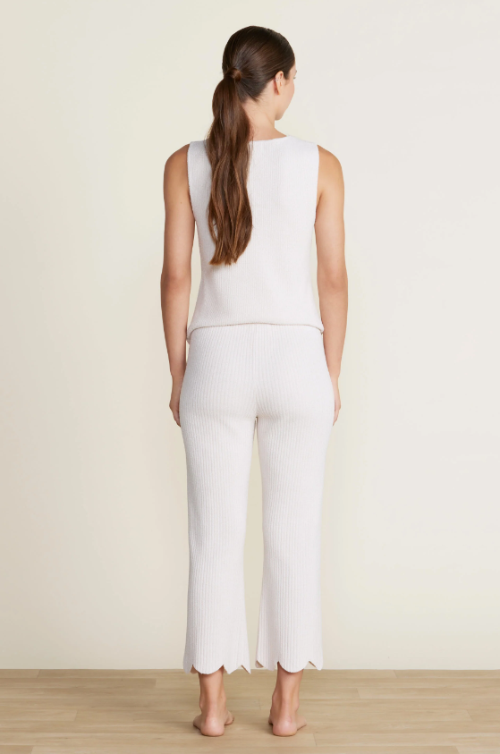 Barefoot Dreams CozyChic Ultra Lite Scallop Cropped Pant - Final Sale 25% off in cart