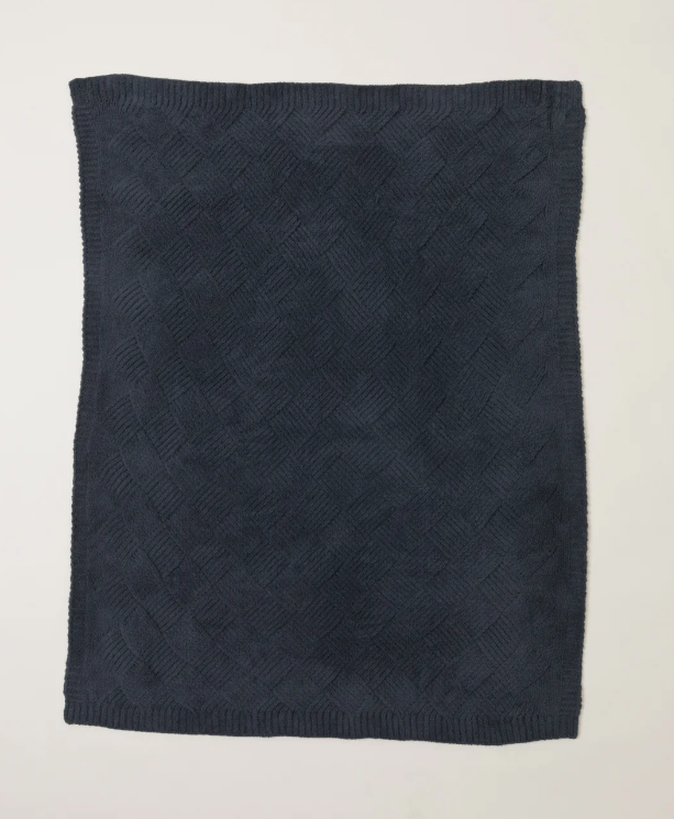 Barefoot Dreams CozyChic Diamond Weave Blanket