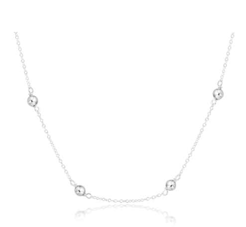 E Newton Choker Simplicity Chain - Sterling