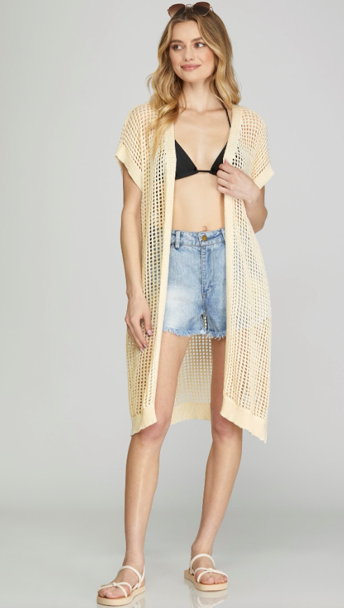 Miley Drop Shoulder Knit Cardigan - Final Sale 40% off in cart