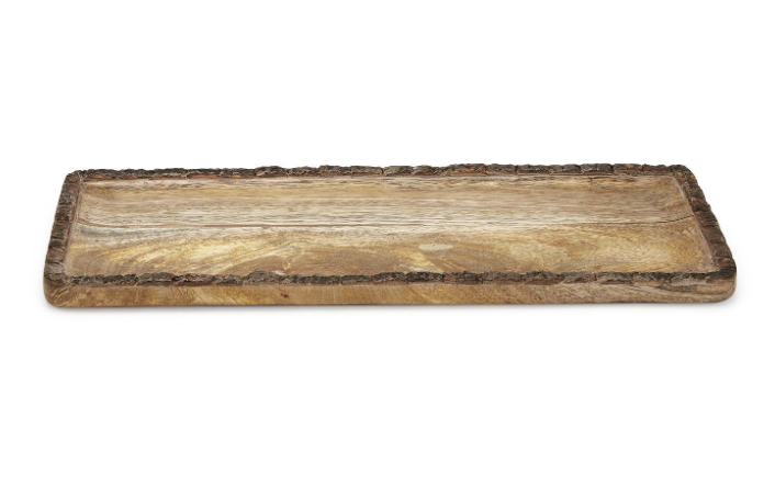 Natural Bark Edge Tray