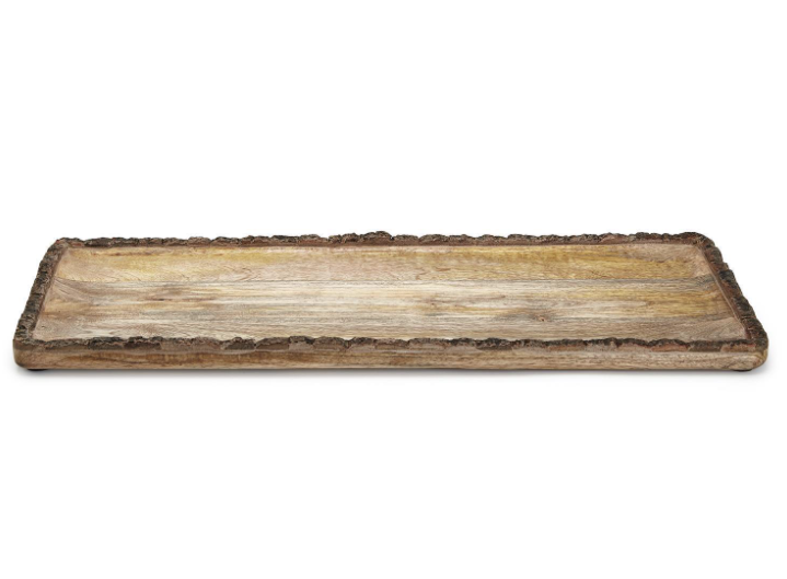 Natural Bark Edge Tray
