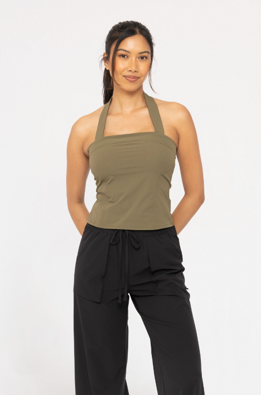 Avah Adjustable Halter Top - Final Sale 40% off in cart