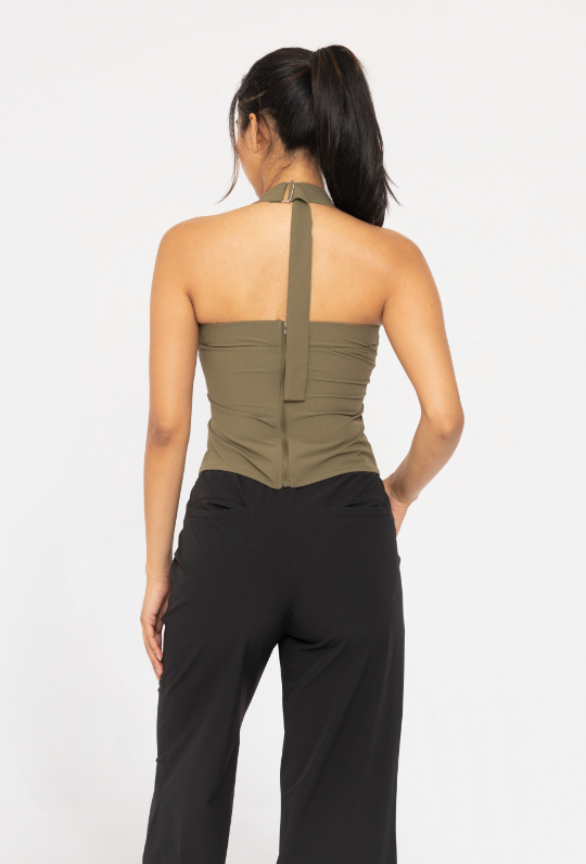 Avah Adjustable Halter Top - Final Sale 40% off in cart