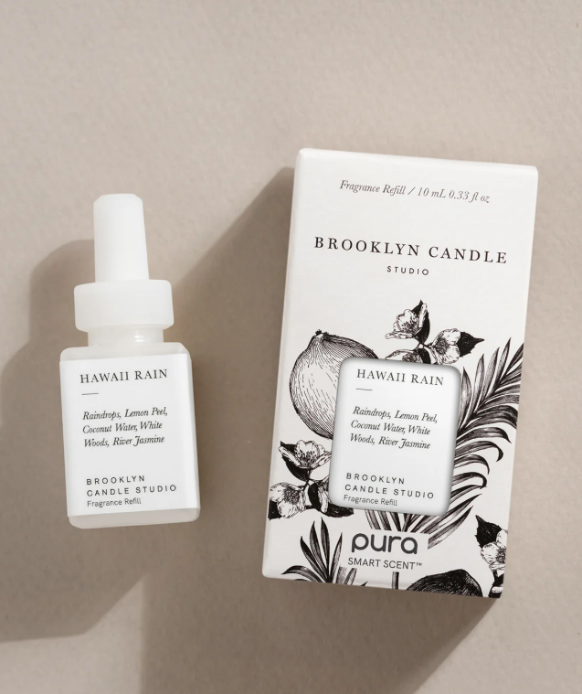 Pura Diffuser Refill - Hawaii Rain by Brooklyn Candle - Final Sale 15% off in cart