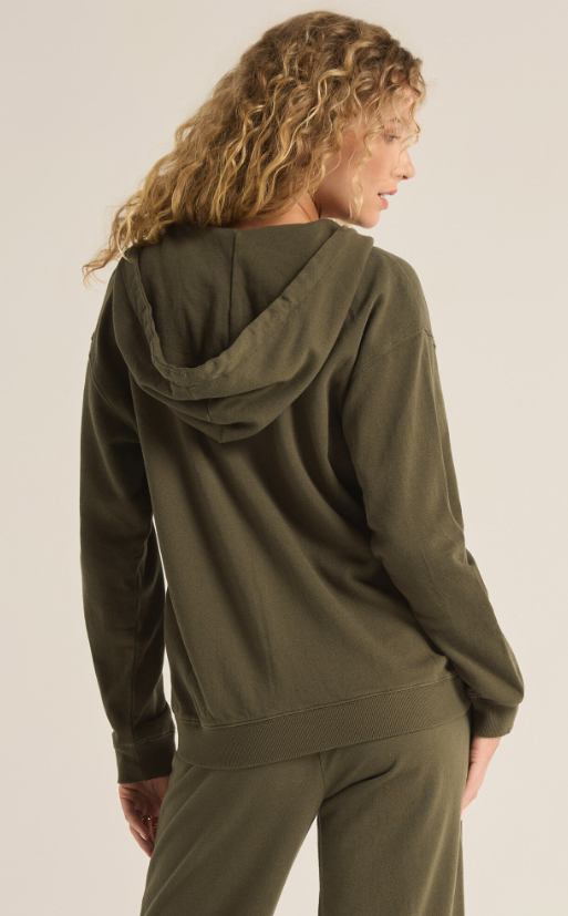 Z Supply Academy Zip Up Hoodie