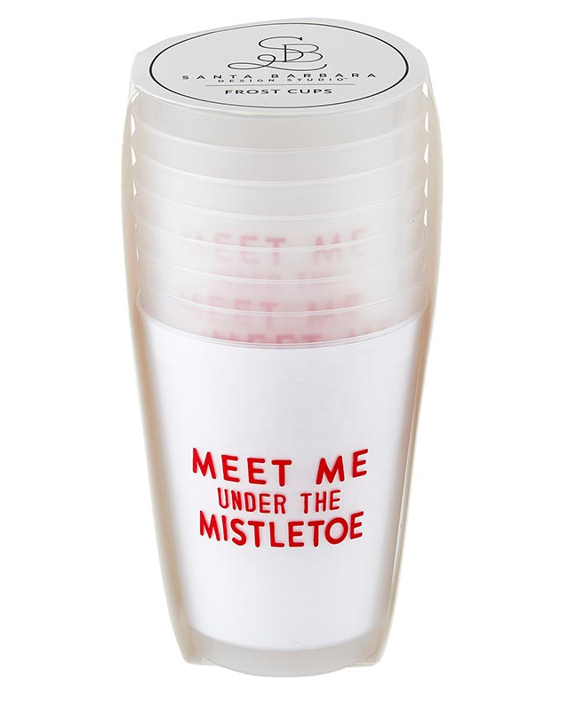 Holiday Frosted Saying Cups