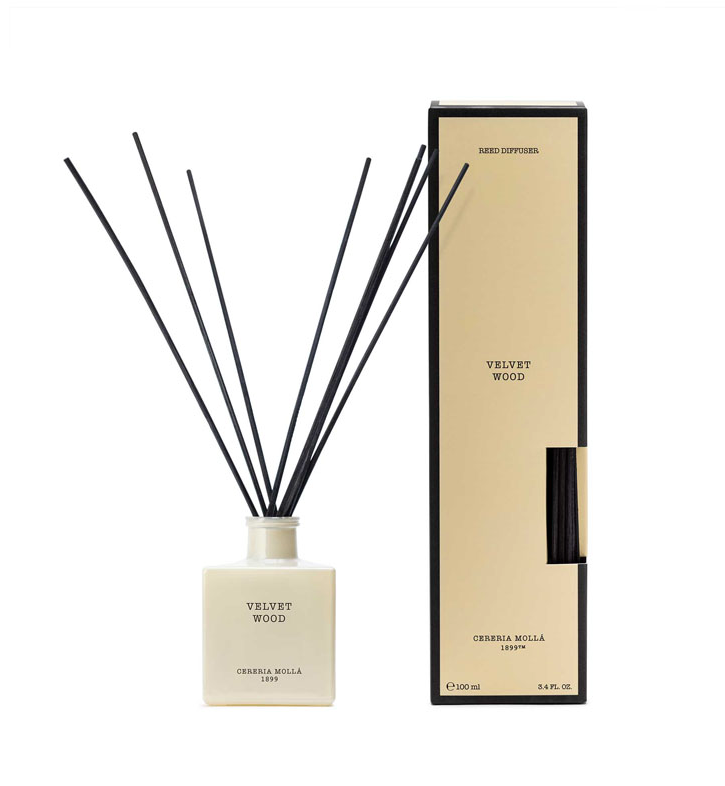 Cereria Molla Velvet Wood Reed Diffuser