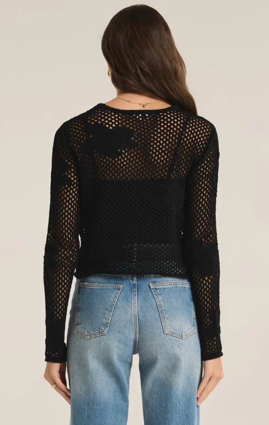 Z Supply Blossom Floral Sweater - Final Sale 20% off in cart