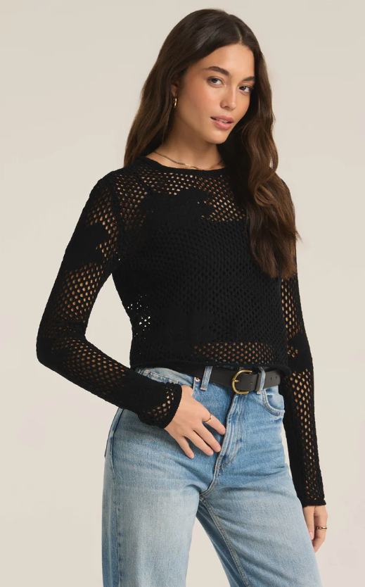 Z Supply Blossom Floral Sweater - Final Sale 20% off in cart