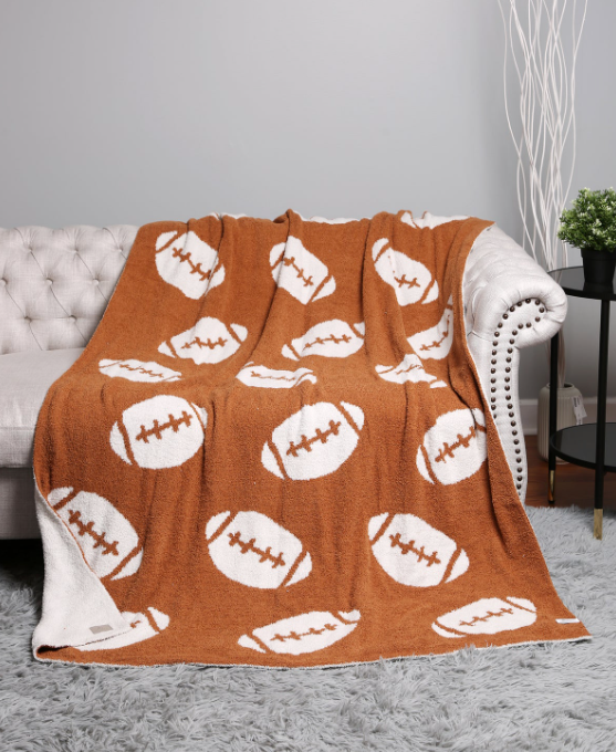 Football Throw Blanket