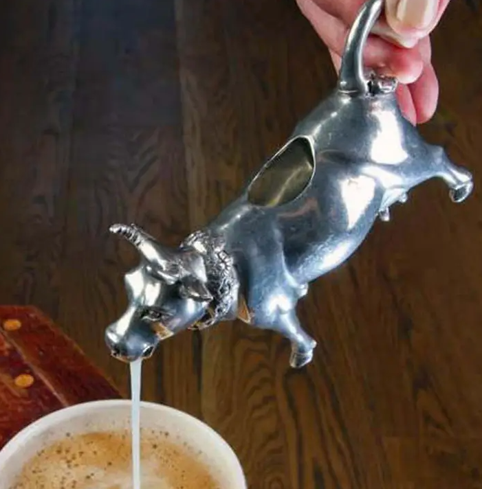 Pewter Mabel Cow Creamer