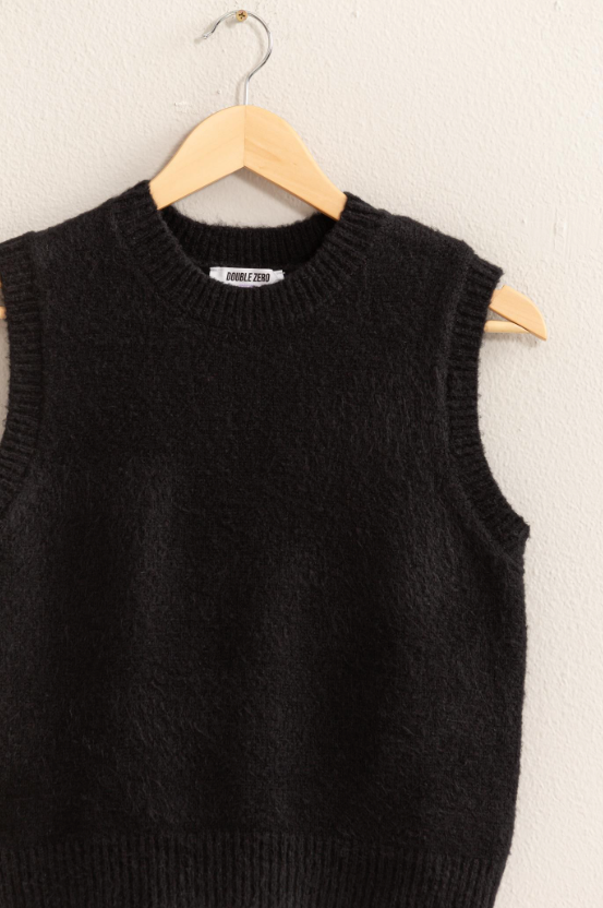 Emerie Sleeveless Cropped Sweater Top - Final Sale 30% off in cart