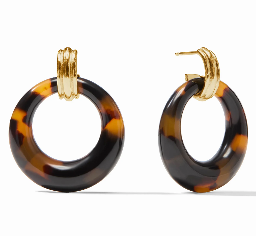 Julie Vos Madison Doorknocker Earring