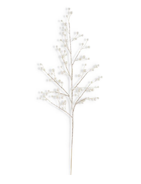 Glittered Stem with Pearls