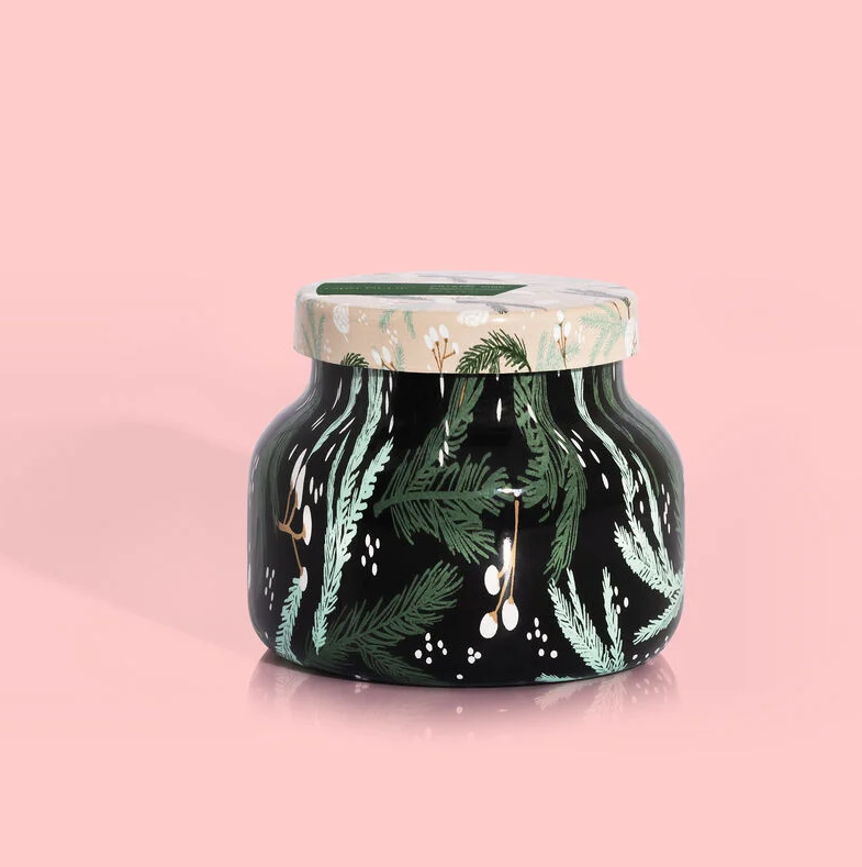 Capri Blue Crystal Pine Holiday Pattern Play Jar Candle