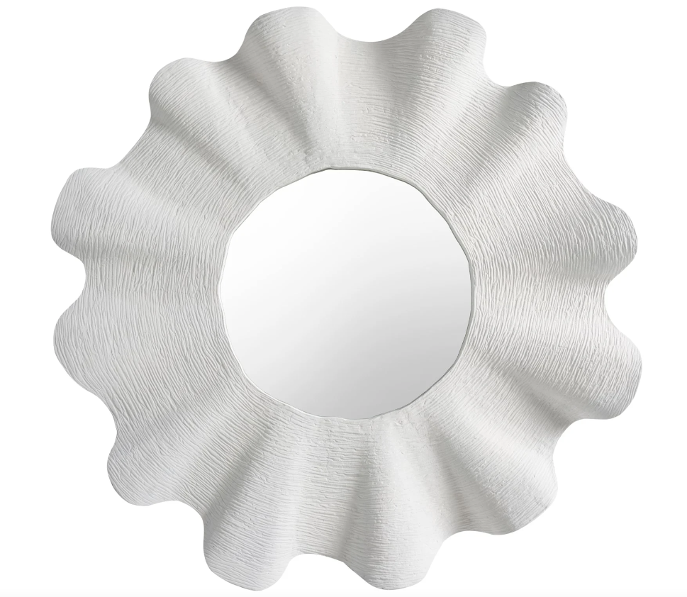 Scalloped Coastal Mirror