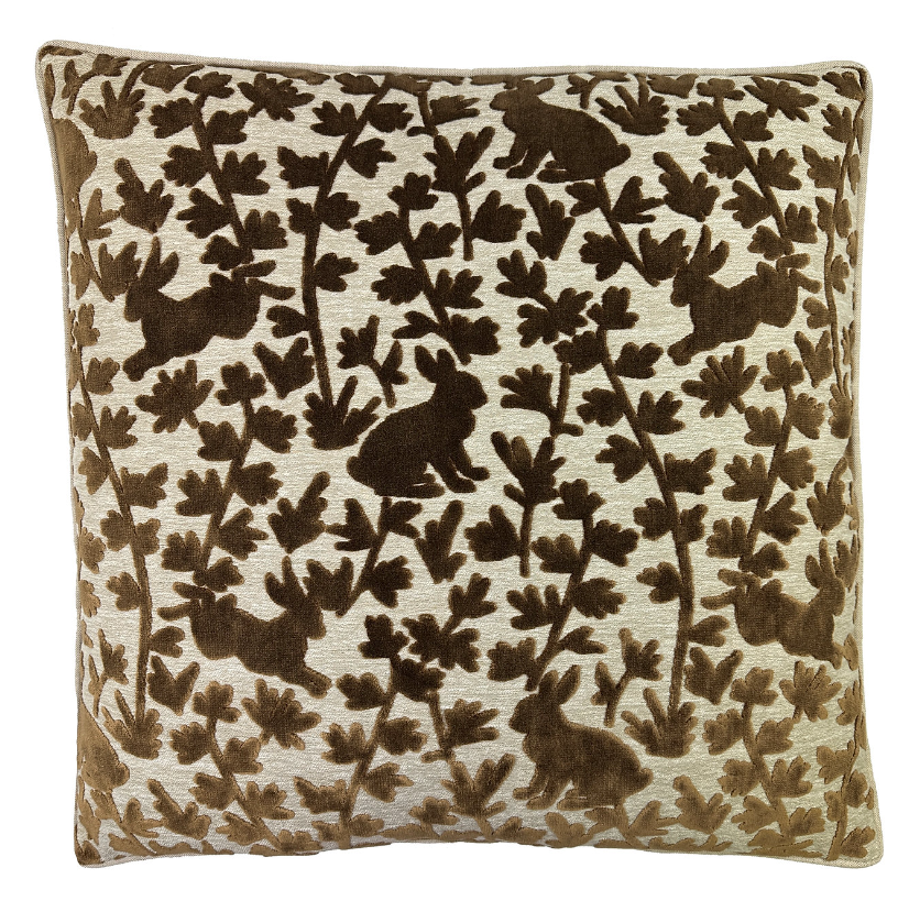 Luv Bunny Velvet Pillow