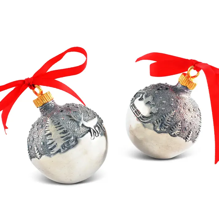 Pewter Ornament Salt & Pepper Set
