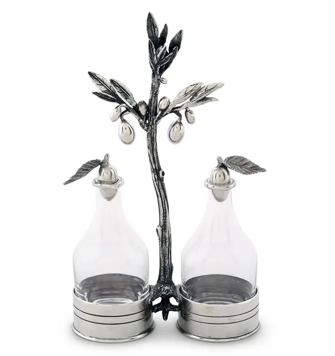 Pewter Olive Oil & Vinegar Set