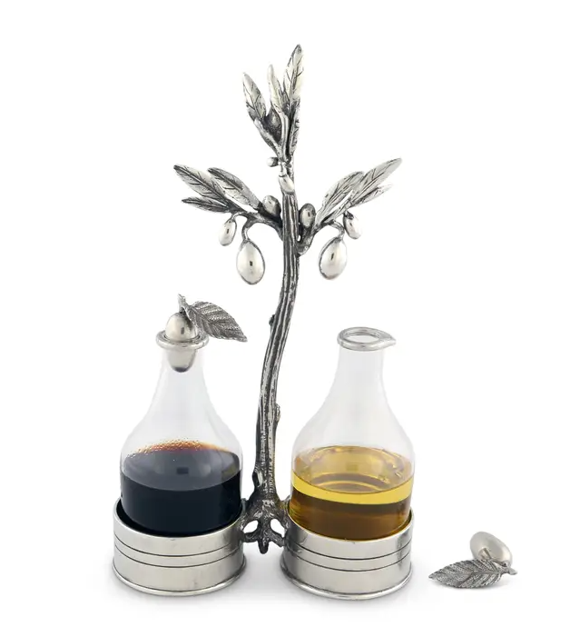 Pewter Olive Oil & Vinegar Set