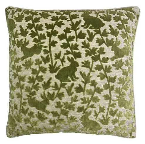 Luv Bunny Velvet Pillow