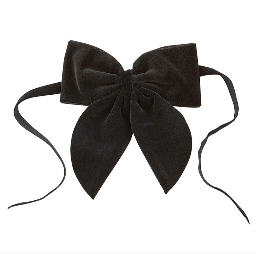 Velvet Bow Napkin Ties - Set of 4