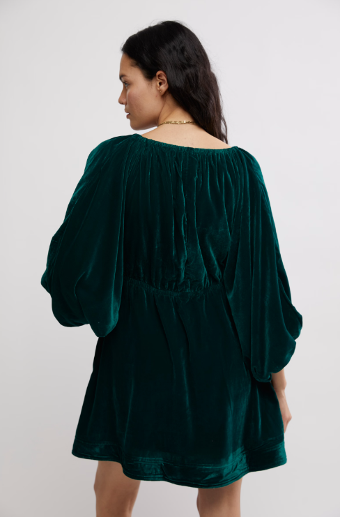 Free People Portia Velvet Mini Dress - Final Sale 30% off in cart