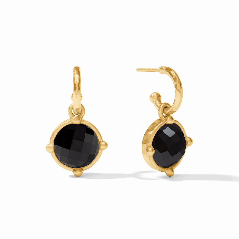Julie Vos Honeybee Hoop & Charm Earring - Gold