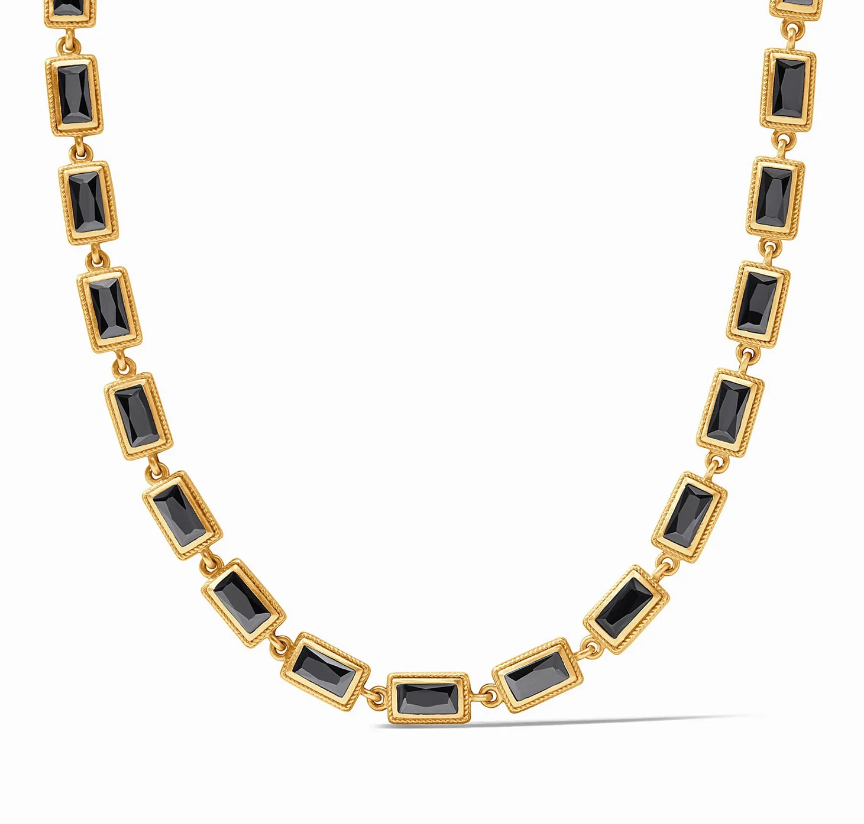 Julie Vos Baguette Tennis Necklace