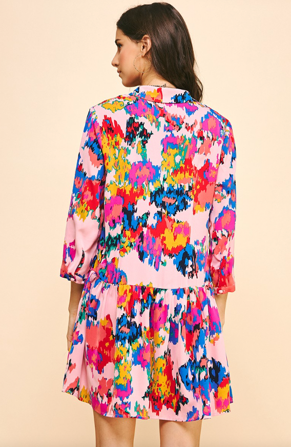 Selena Buttondown Mini Dress