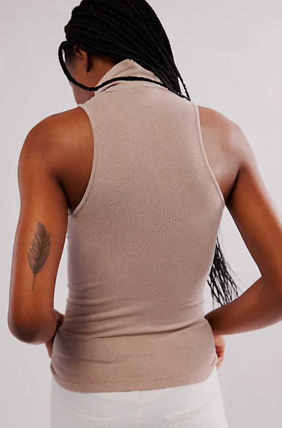 Free People Always Ready Seamless Turtleneck Tank