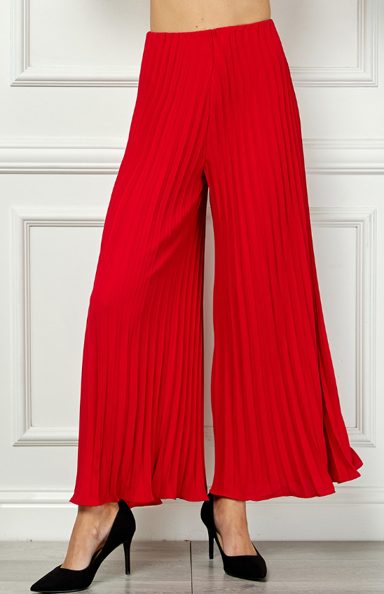 Mariah Pleated Long Dress Pant - Final Sale 40% off in cart