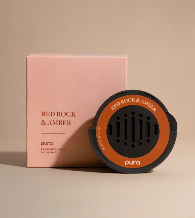 Pura Car Diffuser Refill - Red Rock & Amber