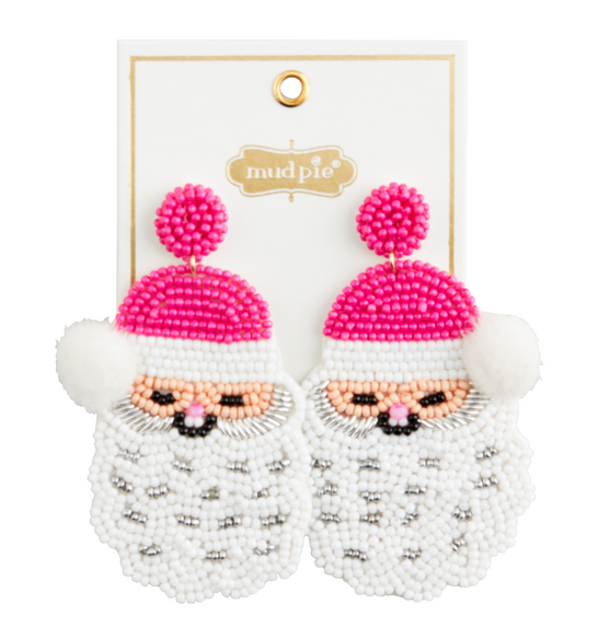 Beaded Holiday Earrings