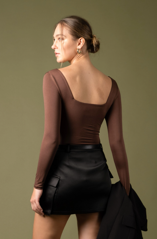 Ariella Seamless Square Neck Bodysuit