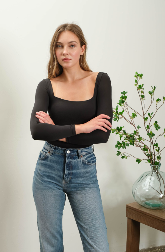 Ariella Seamless Square Neck Bodysuit