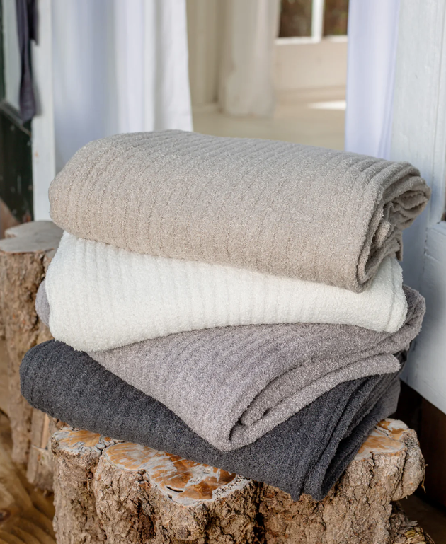 Barefoot Dreams Cozychic Lite Ribbed Throw