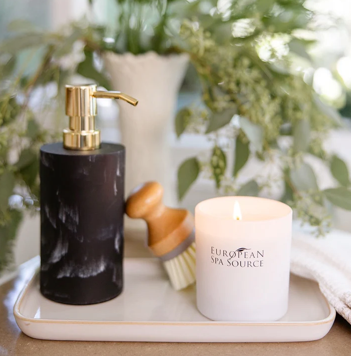 Woodsmoke + Leather Luxury Candle