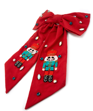 Nutcracker Holiday Hair Bow