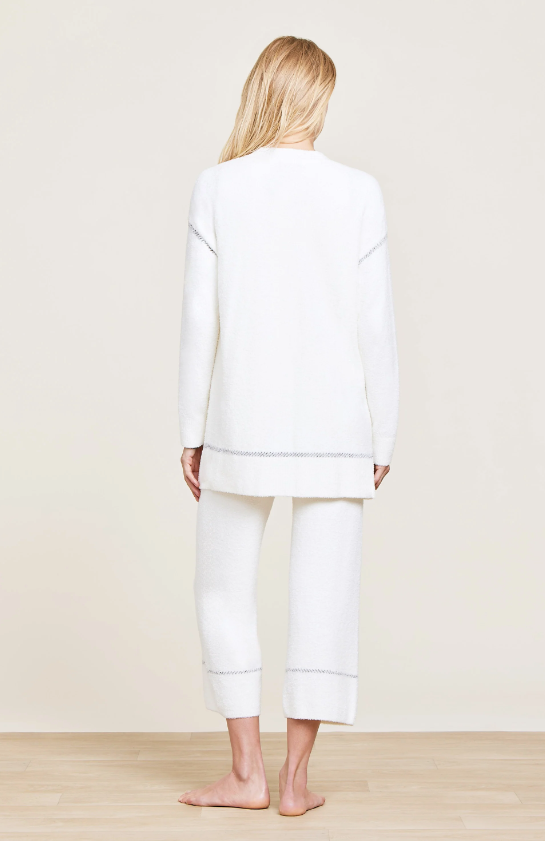 Barefoot Dreams CozyChic Lite Contrast Stitch Cardigan