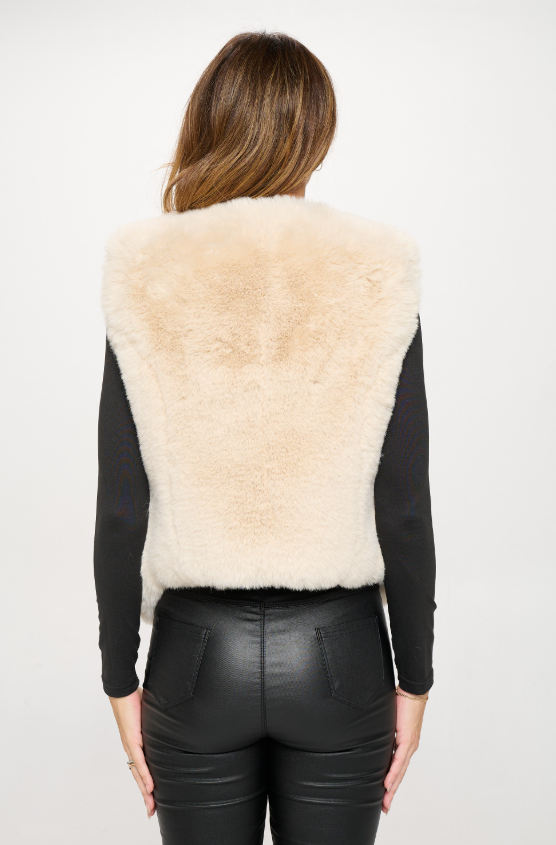 Teagan Faux Fur Vest