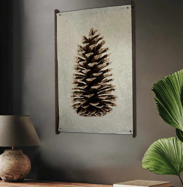 Frameless Wood & Steel Hanger