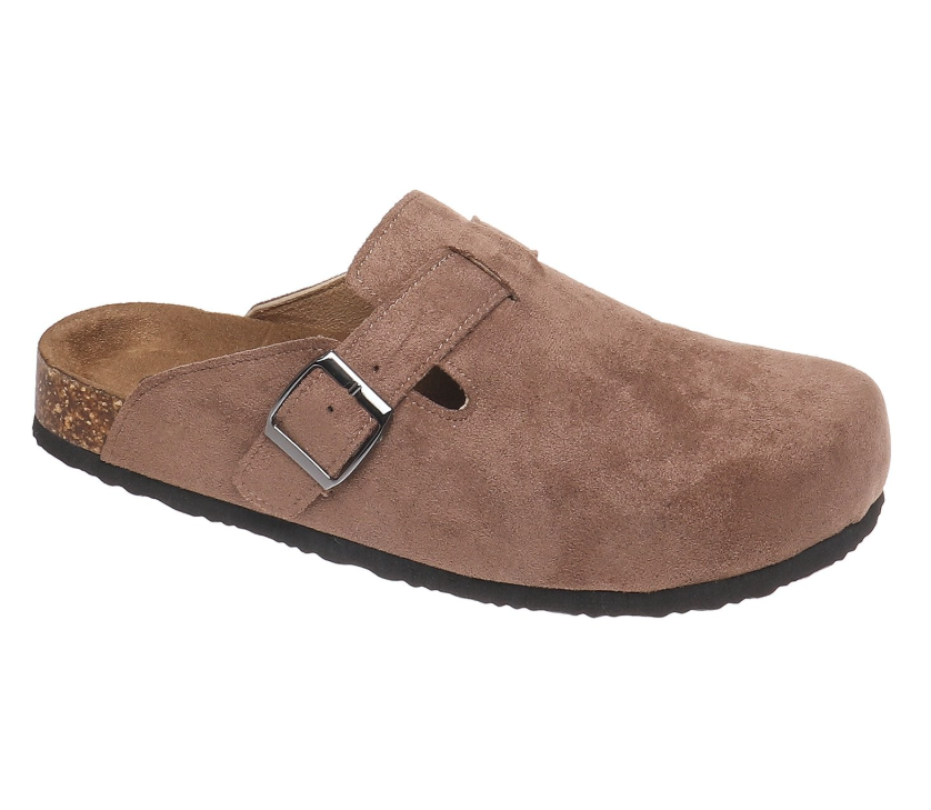 Bria Suede Mule Clogs